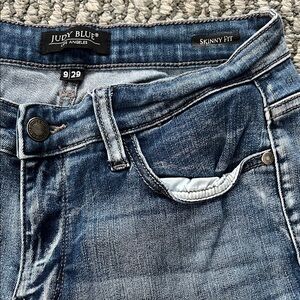 Judy Blue Distressed Denim Jeans skinny fit 9/29